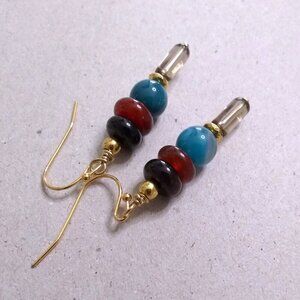 Sleek & Unique! Handmade Dangle Earrings - Business Casual - Boho City Chic!